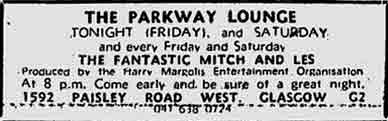 Parkway advert 1974